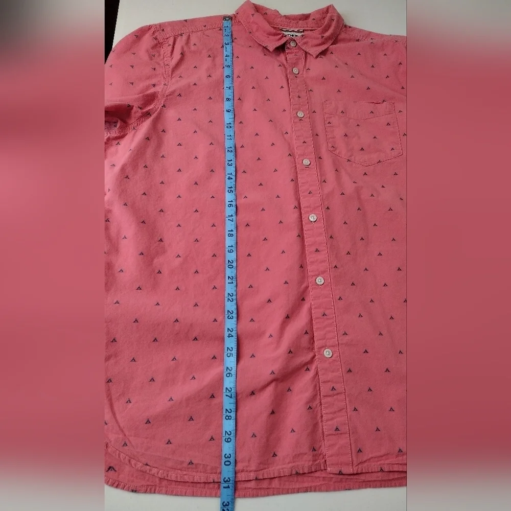 The North Face Cotton Raspberry Teepee Print Casual Button Down Shirt Sz XXL - Picture 14 of 14